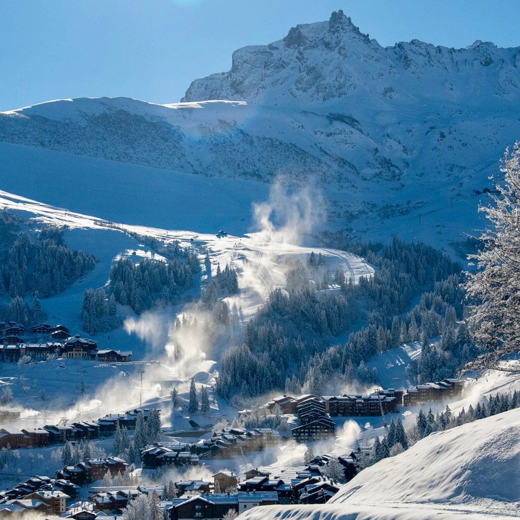 photo de valmorel sous la neige