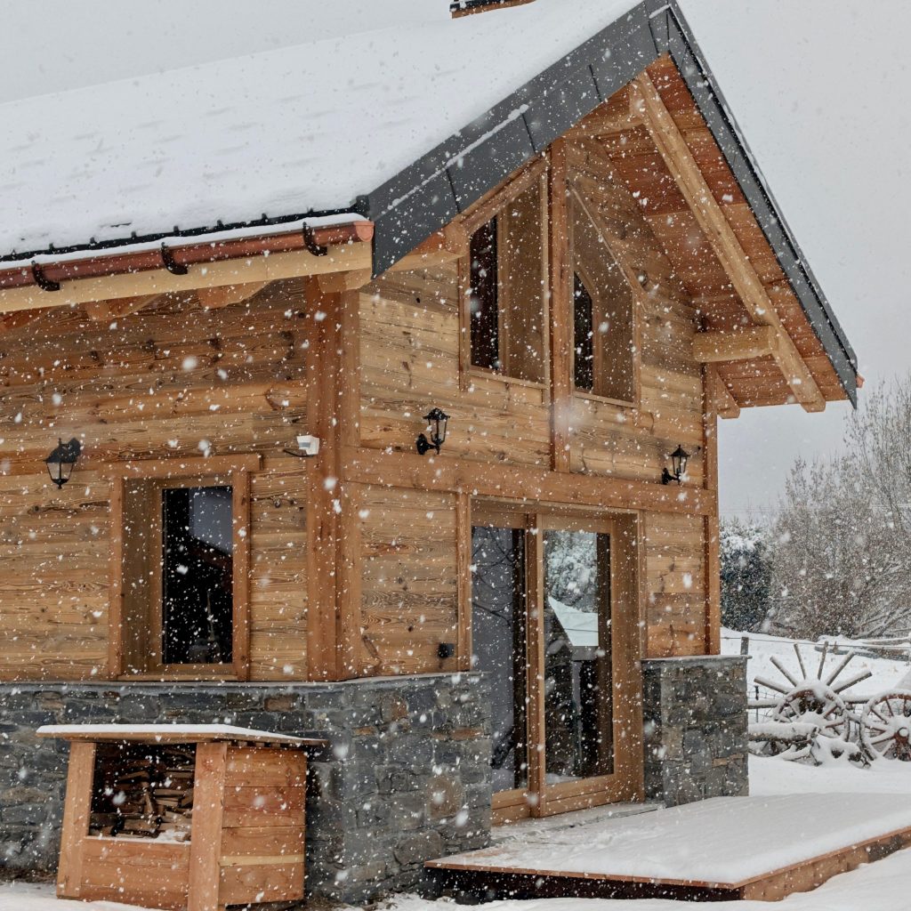 écrin sauvage côté sous la neige